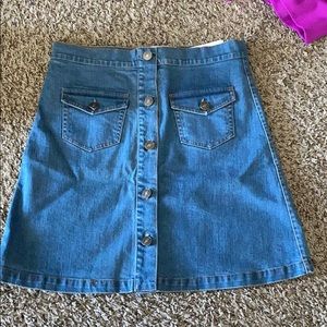 Boutique Denim Skirt